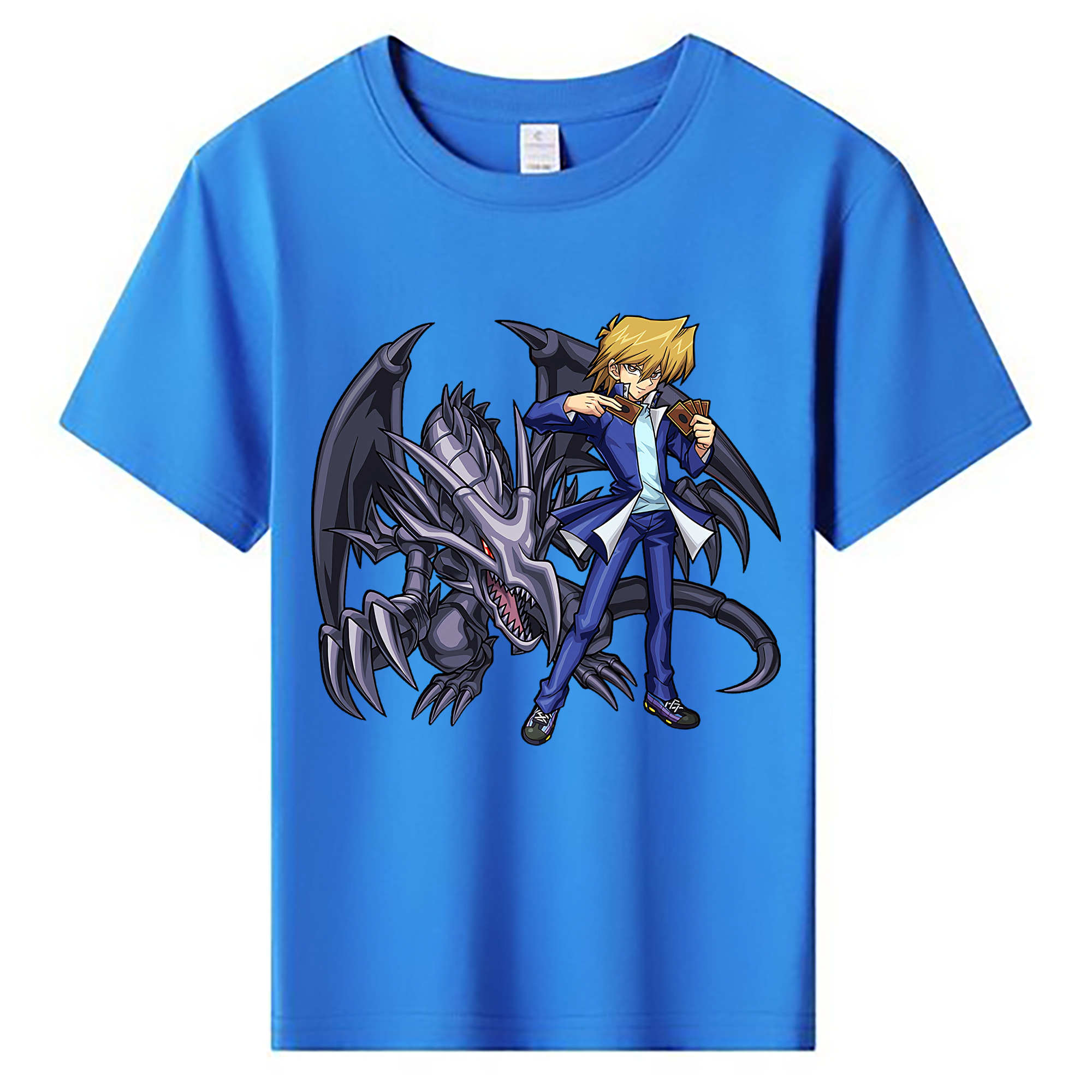 （画像用） 遊☆戯☆王 Yu-Gi-Oh! 綿100％キッズTシャツ（フロントプリント）